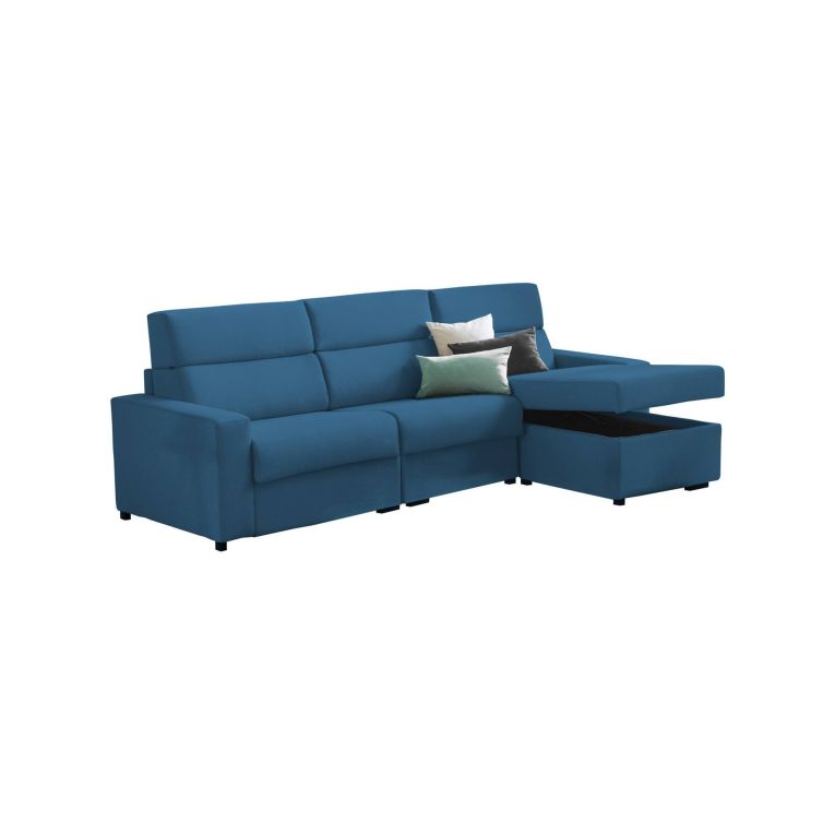 Divano letto compatto blu 280x160cm - Celleno