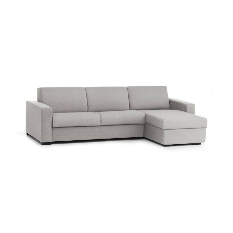 Divano letto compatto grigio 260x95cm - Allegria