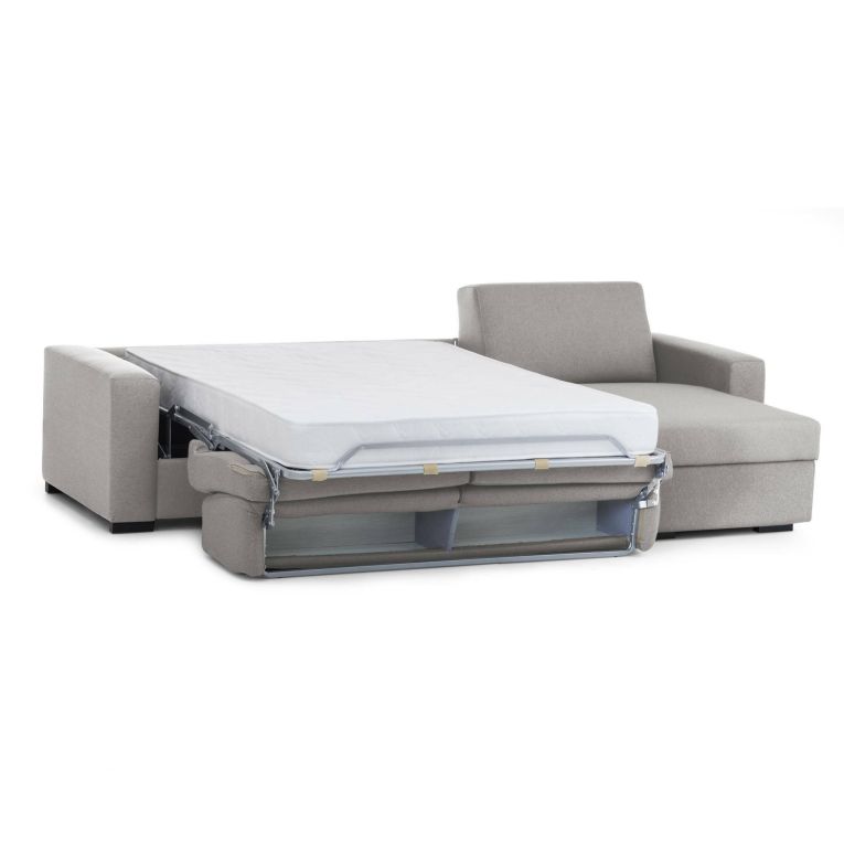 Divano letto compatto grigio 260x95cm - Allegria