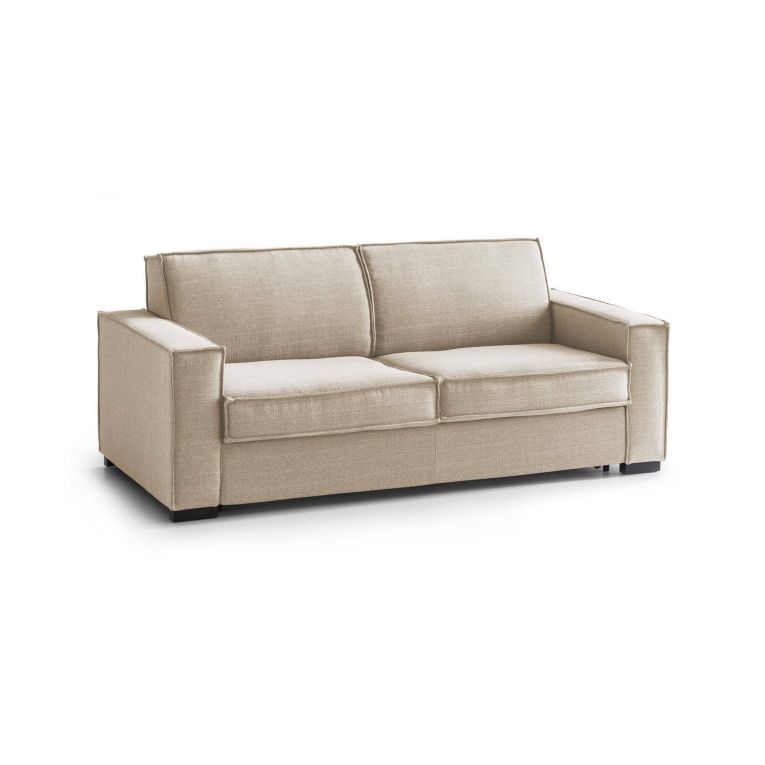 Divano letto contenitore beige 180x95cm - Alisa