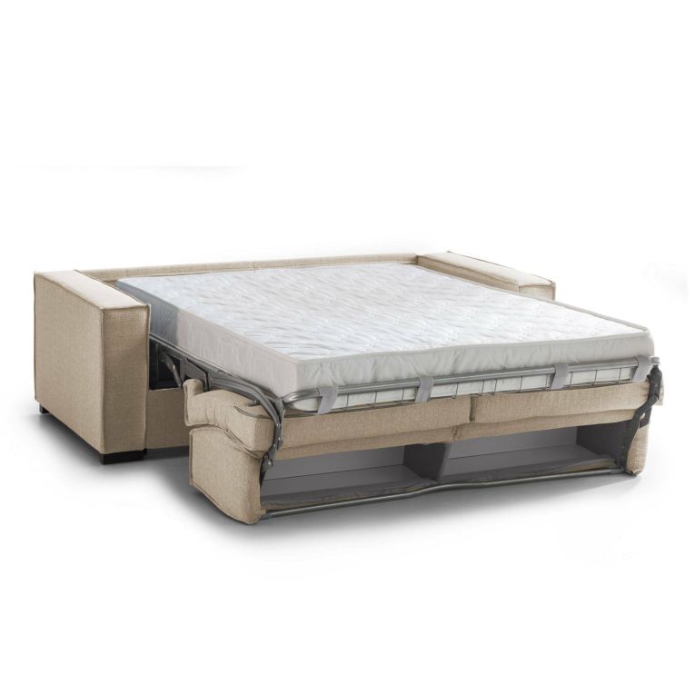 Divano letto contenitore beige 180x95cm - Alisa