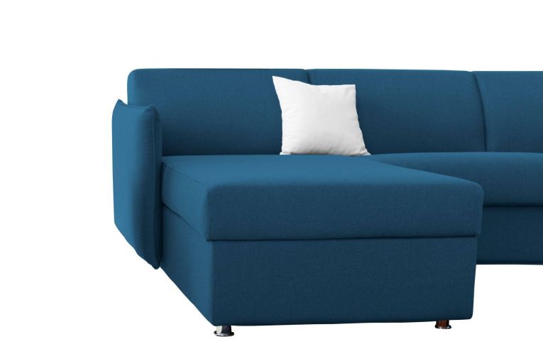 Divano letto contenitore blu 260x160cm - Sumirago