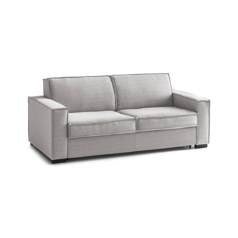 Divano letto contenitore grigio 200x95cm - Adalberto