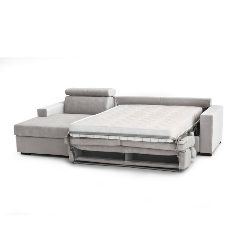 Divano letto contenitore grigio 280x95cm - Alibabah