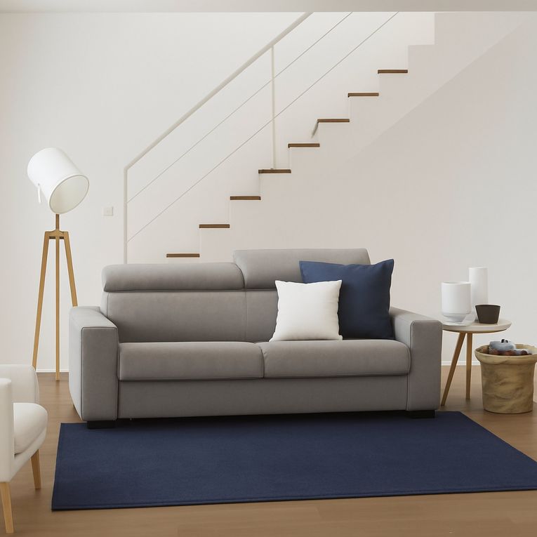 Divano letto contenitore tortora 200x95cm - Amalfi