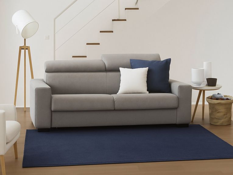 Divano letto contenitore tortora 200x95cm - Amalfi
