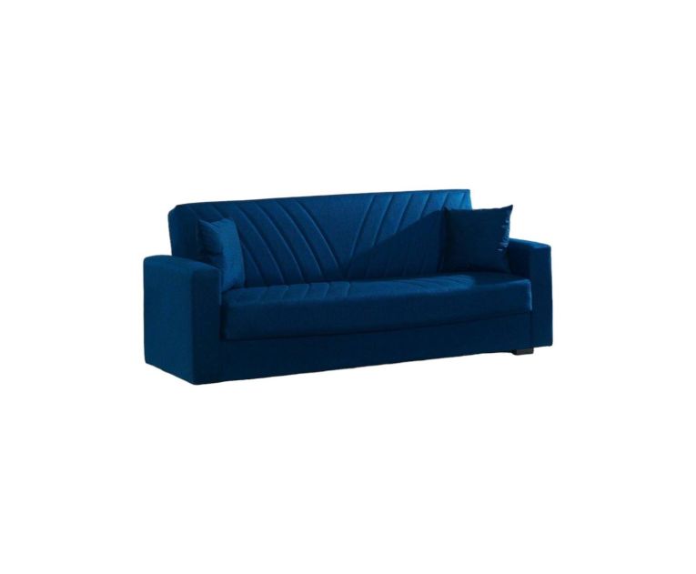 Divano letto design blu 214x81cm - Adda