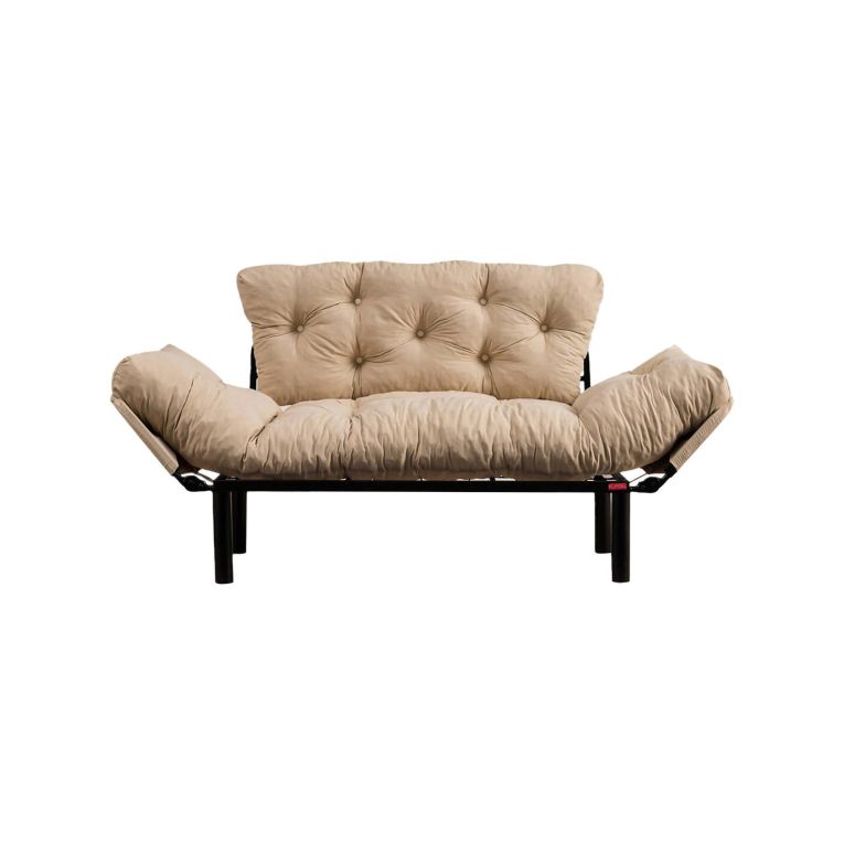 Divano letto design crema 155x70cm - Guchol