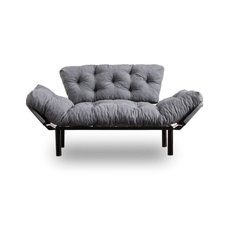 Divano letto design grigio 155x70cm - Guchol