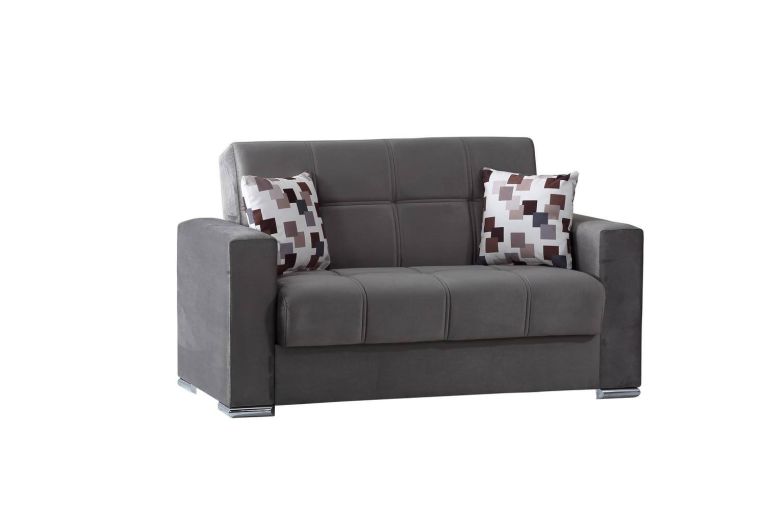 Divano letto design grigio 160x85cm - Anikide