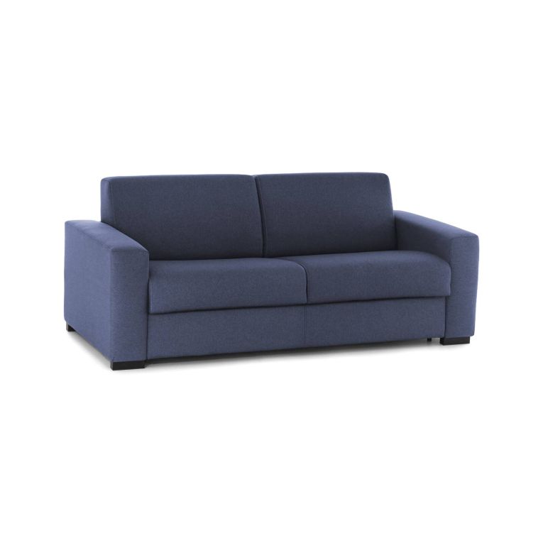 Divano letto due piazze blu 180x95cm - Asimi