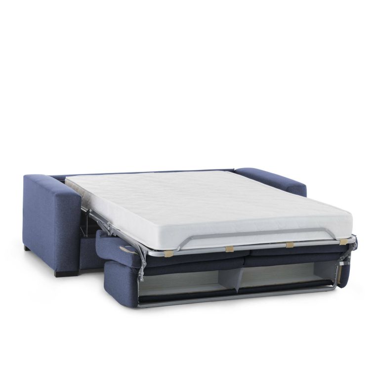 Divano letto due piazze blu 180x95cm - Asimi