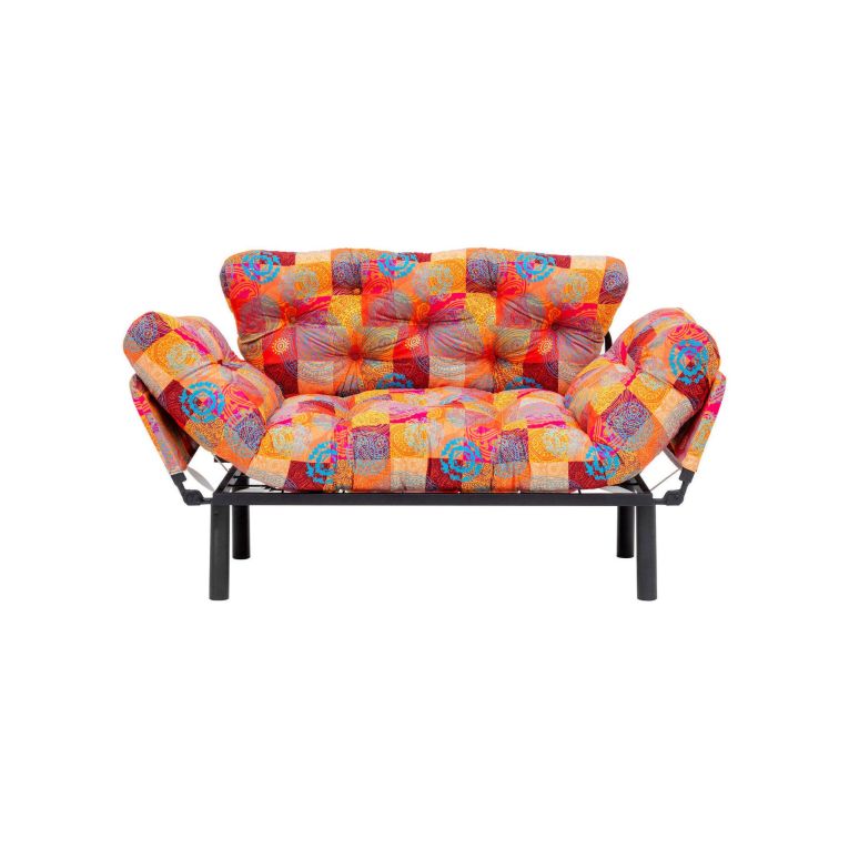 Divano letto economico design multicolore 155x70cm - Guchol