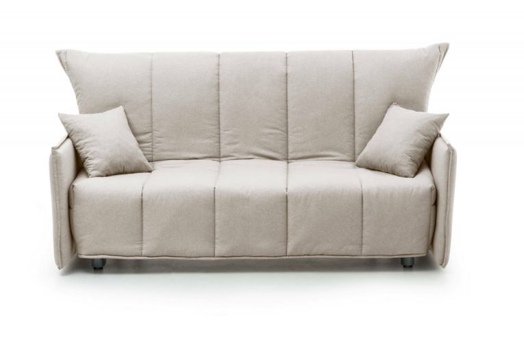 Divano letto elegante beige 150x90cm - Alaric