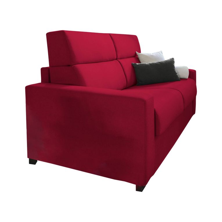 Divano letto elegante rosso 200x95cm - Sonico