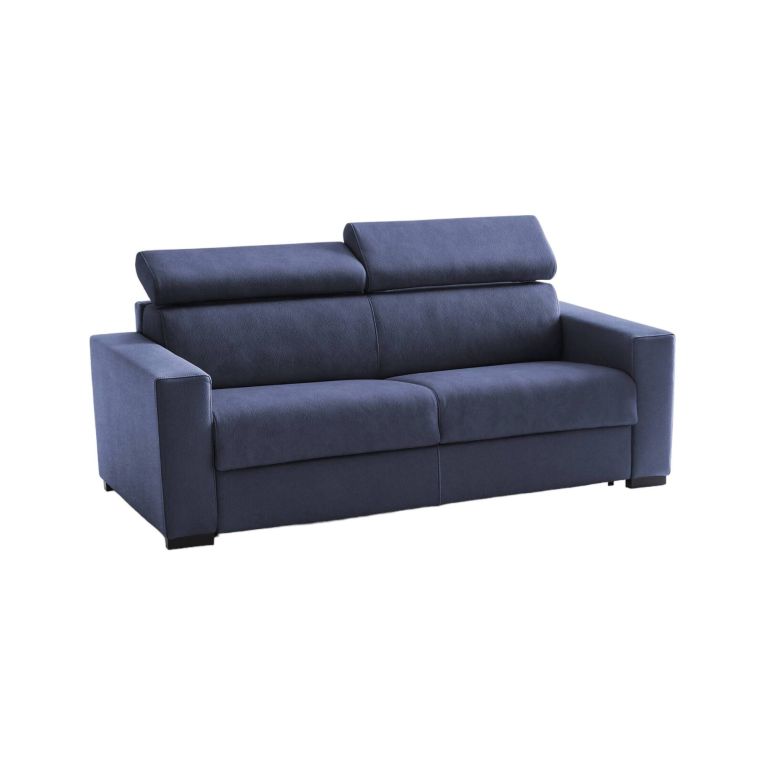 Divano letto idrorepellente blu 200x95cm - Amalfi