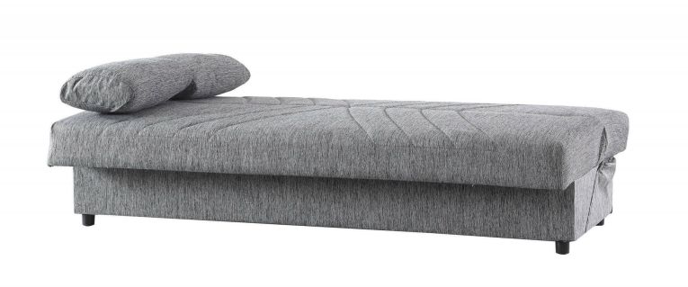 Divano letto in legno grigio 181x81cm - Apicella