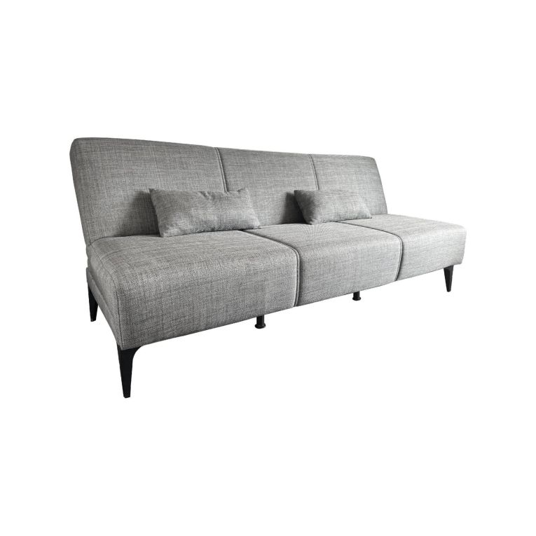 Divano letto in legno grigio 190x70cm - Aza