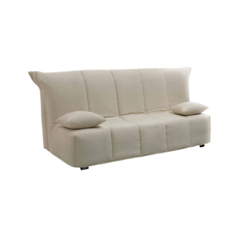 Divano letto in legno massello beige 165x90cm - Antal