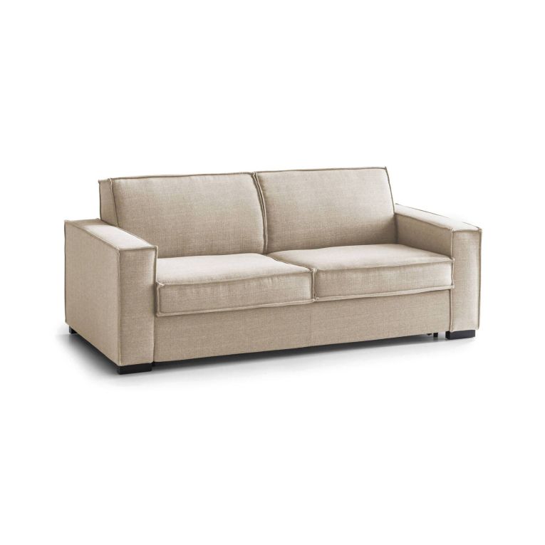 Divano letto indeformabile beige 200x95cm - Amapola