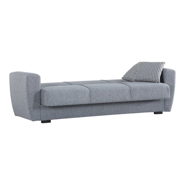 Divano letto matrimoniale grigio 223x80cm - Nox