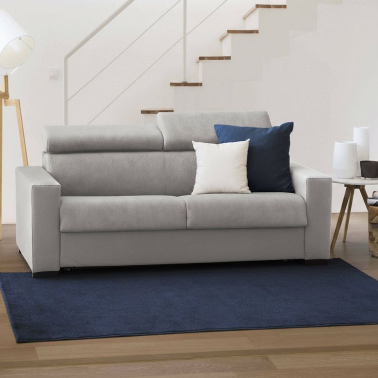 Divano letto moderno grigio 160x95cm - Alinia