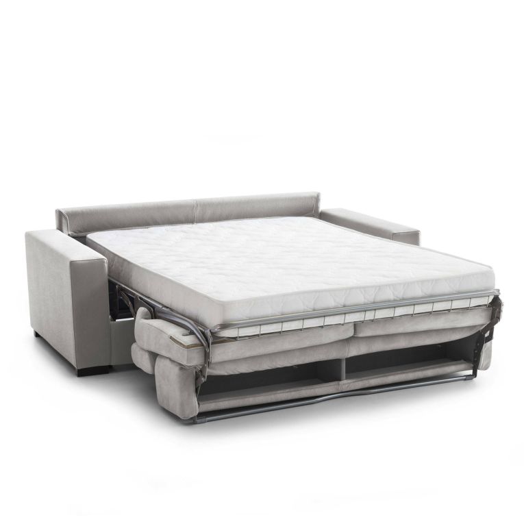 Divano letto moderno grigio 160x95cm - Alinia