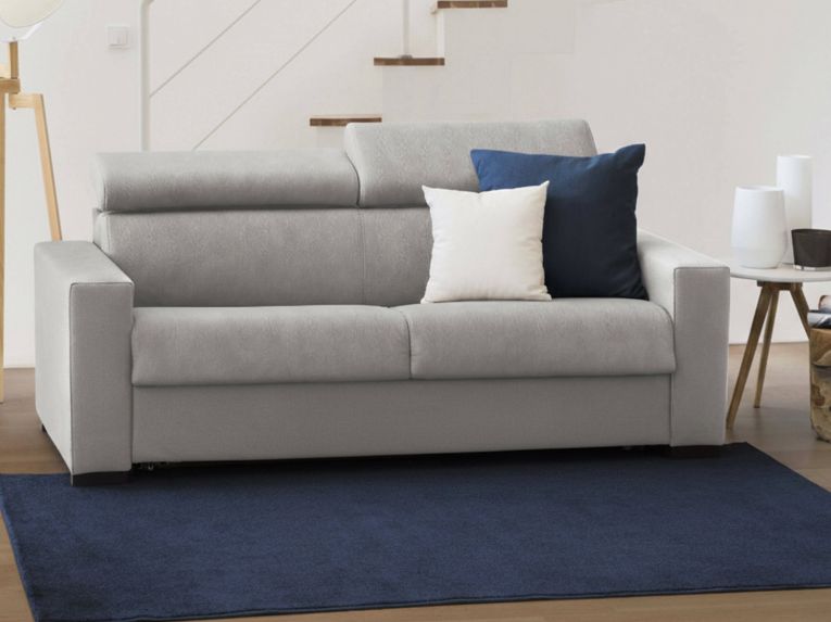 Divano letto moderno grigio 160x95cm - Alinia