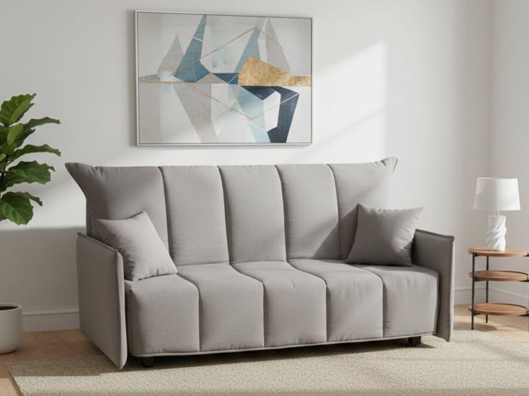 Divano letto moderno grigio 165x90cm - Antal