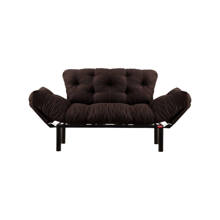 Divano letto moderno marrone 155x70cm - Guchol