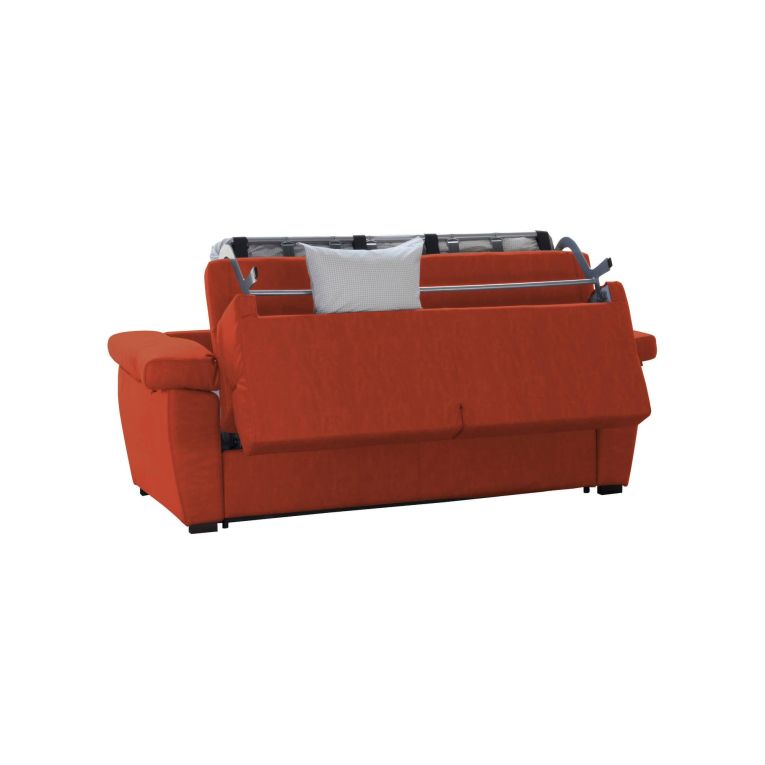 Divano letto per ospiti arancione 225x95cm - Trino