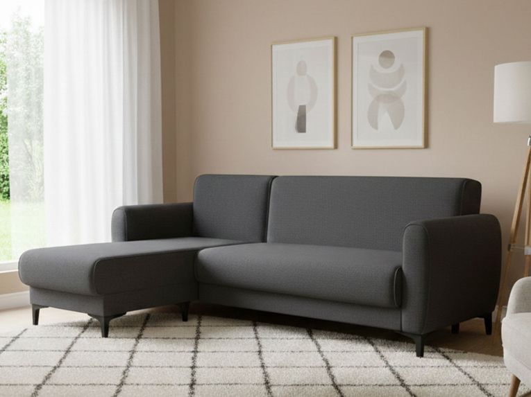 Divano letto per ospiti blu 230x153cm - Aber