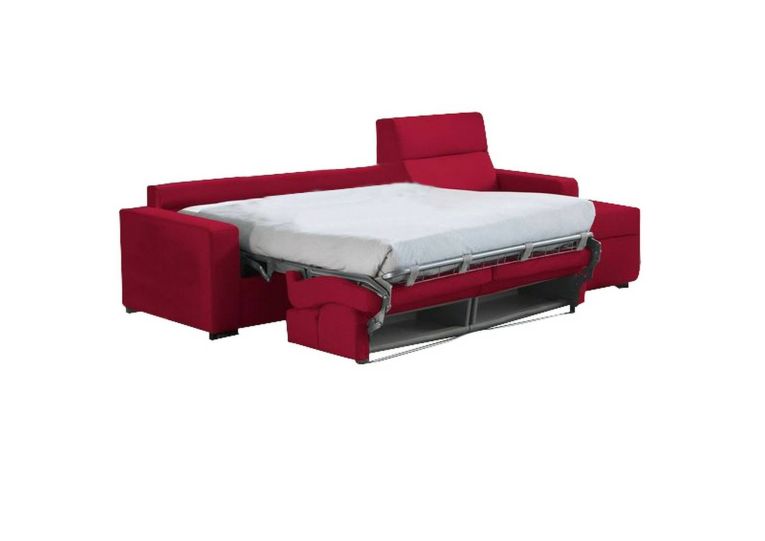 Divano letto per ospiti rosso 280x160cm - Celleno