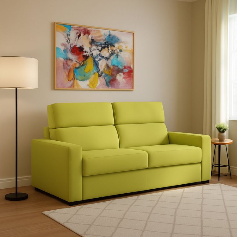 Divano letto per ospiti verde 200x95cm - Sonico