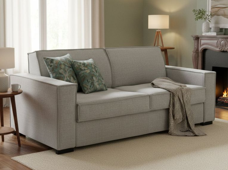 Divano letto reclinabile grigio 180x95cm - Alano