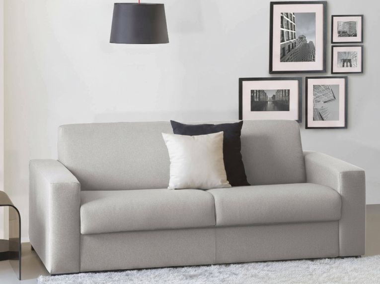 Divano letto reclinabile grigio 220x95cm - Estia