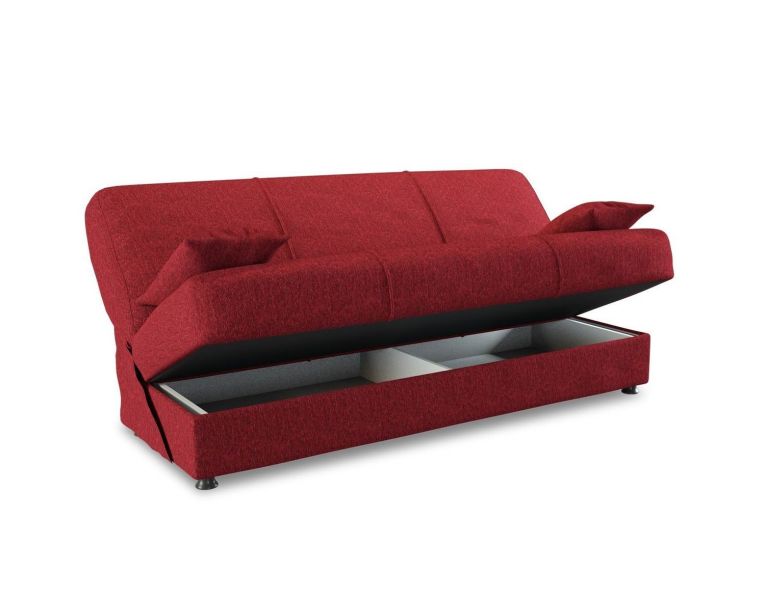 Divano letto reclinabile rosso 180x81cm - Arachide