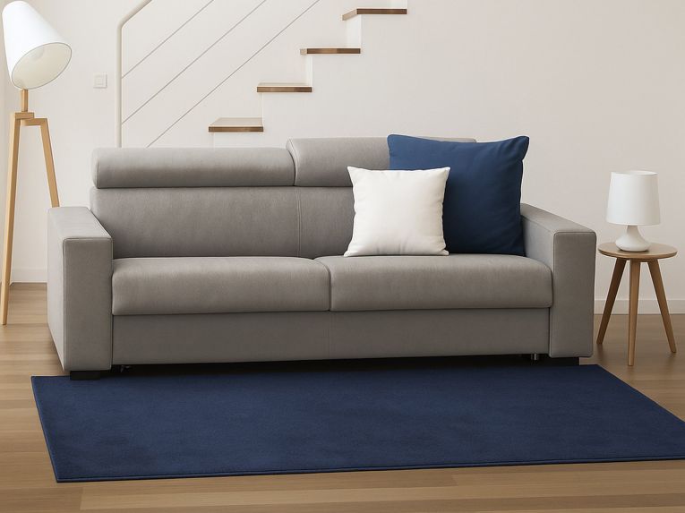 Divano letto reclinabile tortora 220x95cm - Action