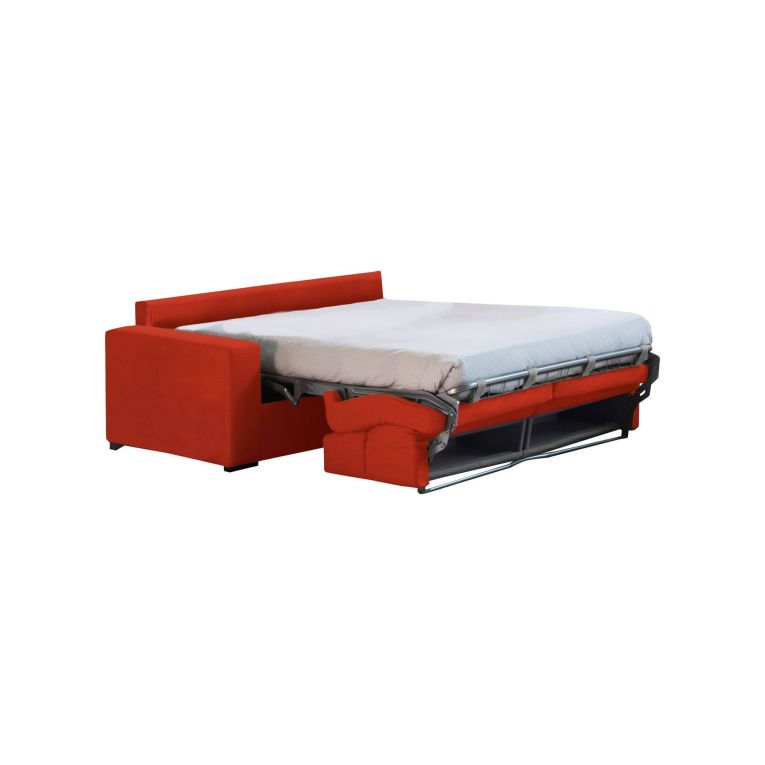 Divano letto sfoderabile arancione 220x95cm - Marcon