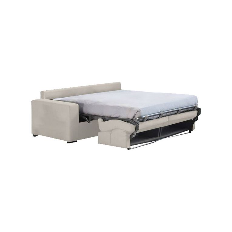 Divano letto sfoderabile beige 180x95cm - None
