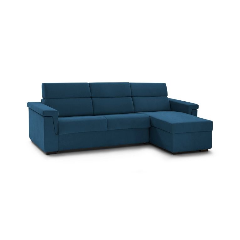 Divano letto sfoderabile blu 285x160cm - Esca
