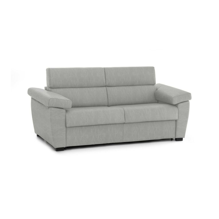 Divano letto sfoderabile grigio chiaro 225x95cm - Trino