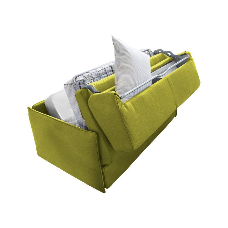 Divano letto sfoderabile verde 180x95cm - Trovo