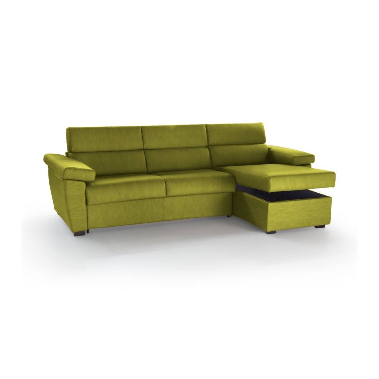 Divano letto sfoderabile verde 285x160cm - Tolle