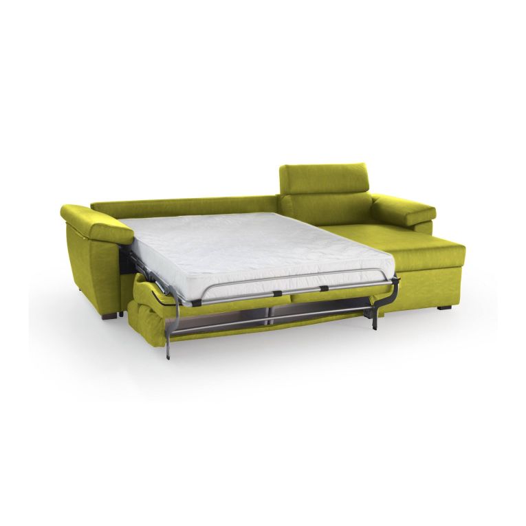 Divano letto sfoderabile verde 285x160cm - Tolle