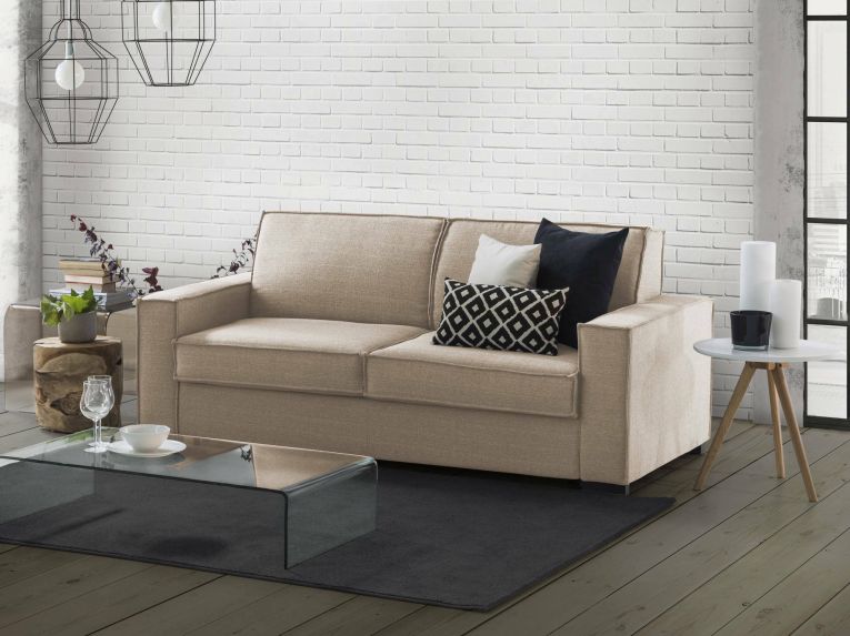 Divano made in Italy beige 200x95x90h cm - Abernathy