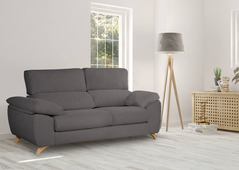 Divano reclinabile antracite 170x85x107h cm - Alien