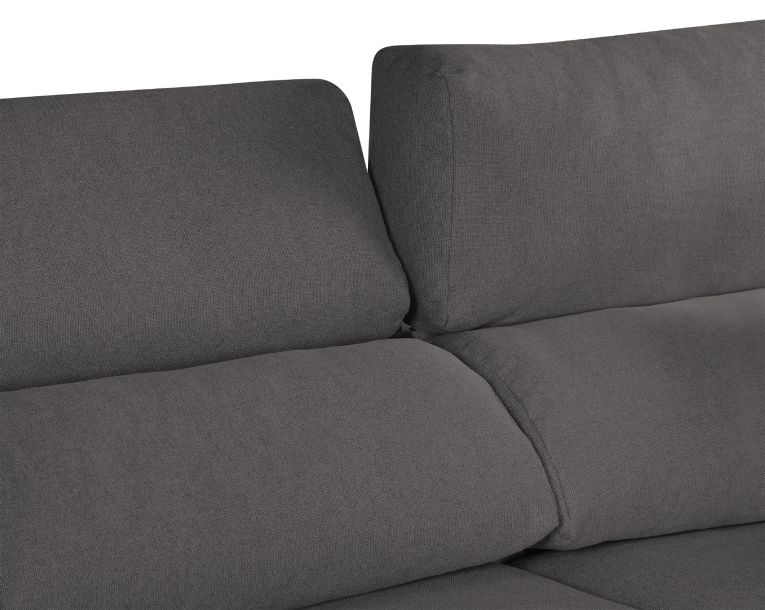 Divano reclinabile antracite 200x85x107h cm - Anem