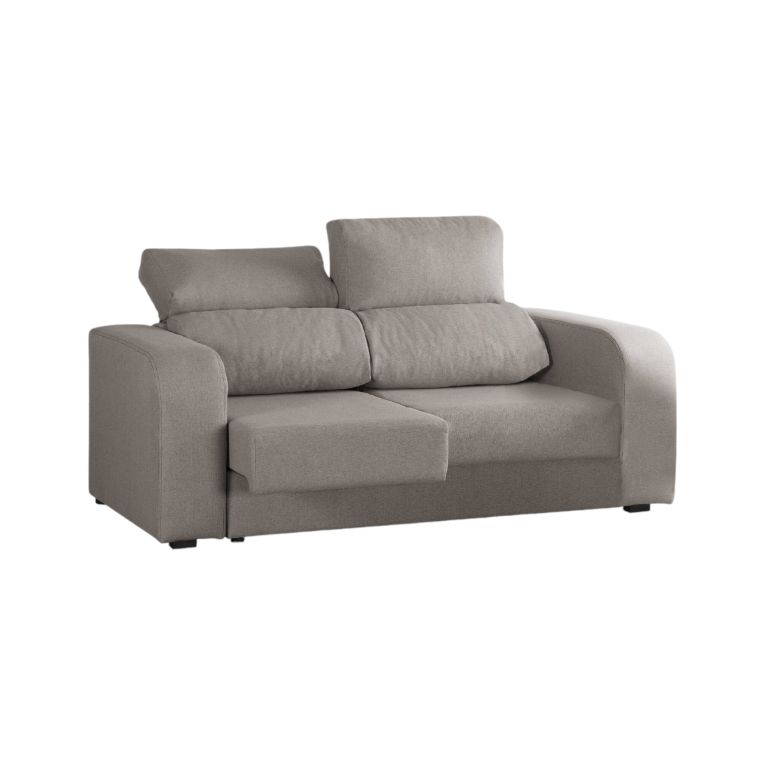 Divano reclinabile grigio 160x80x95h cm - Asazi