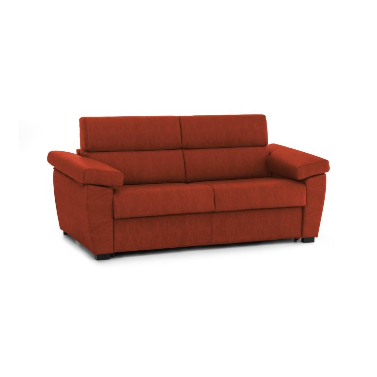 Divano sfoderabile arancione 225x95x100h cm - Giffone